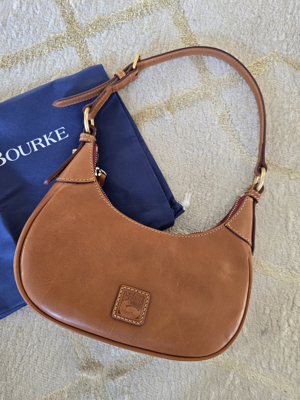 Dooney & Bourke Florentine Hobo Leather Shoulder Bag